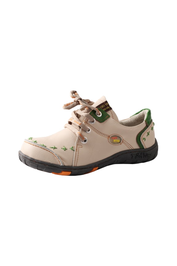 Women's Handcrafted Vintage Rubbable Leather Casual Sneaker Shoes