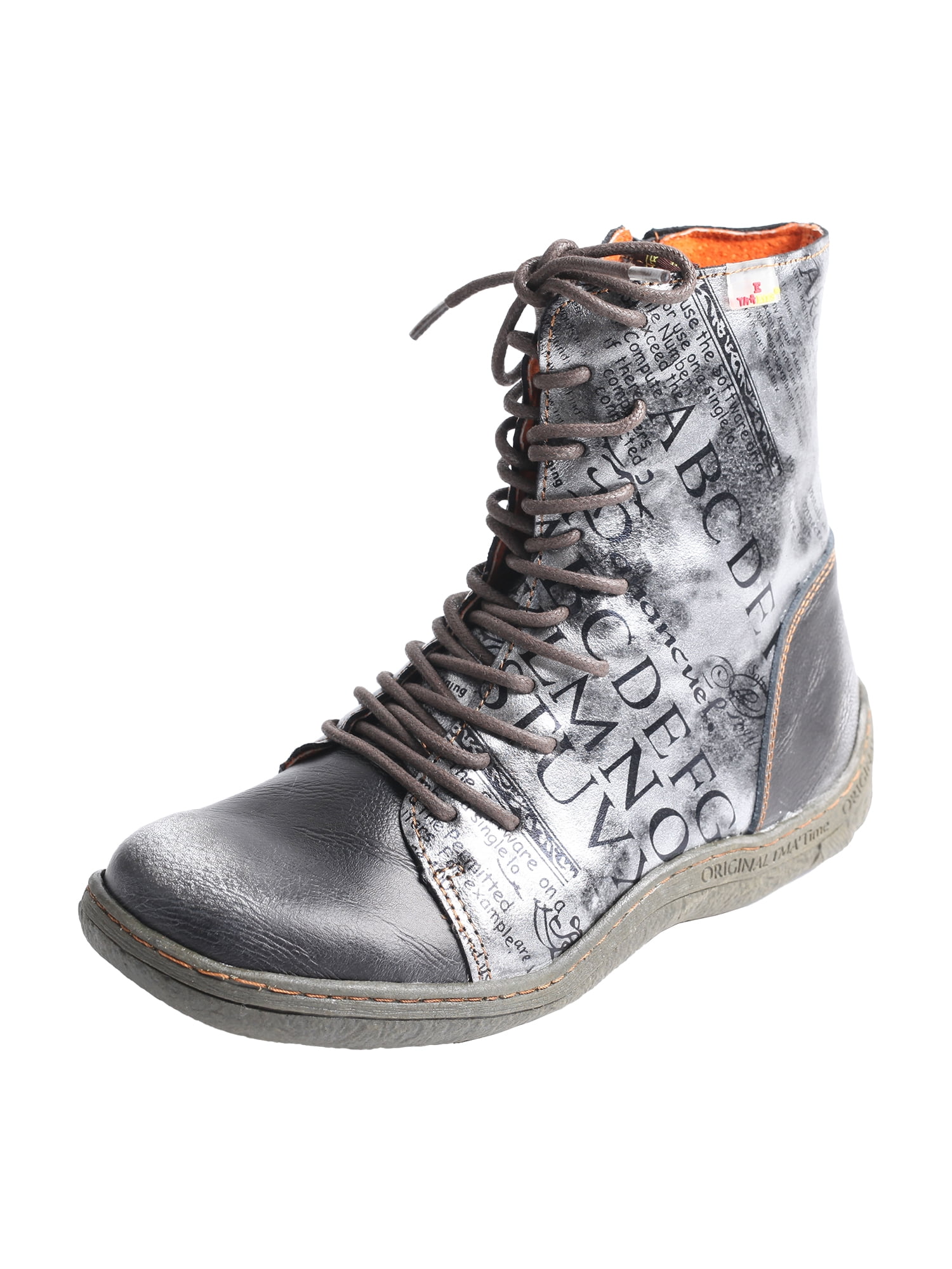 laced leather boots womens