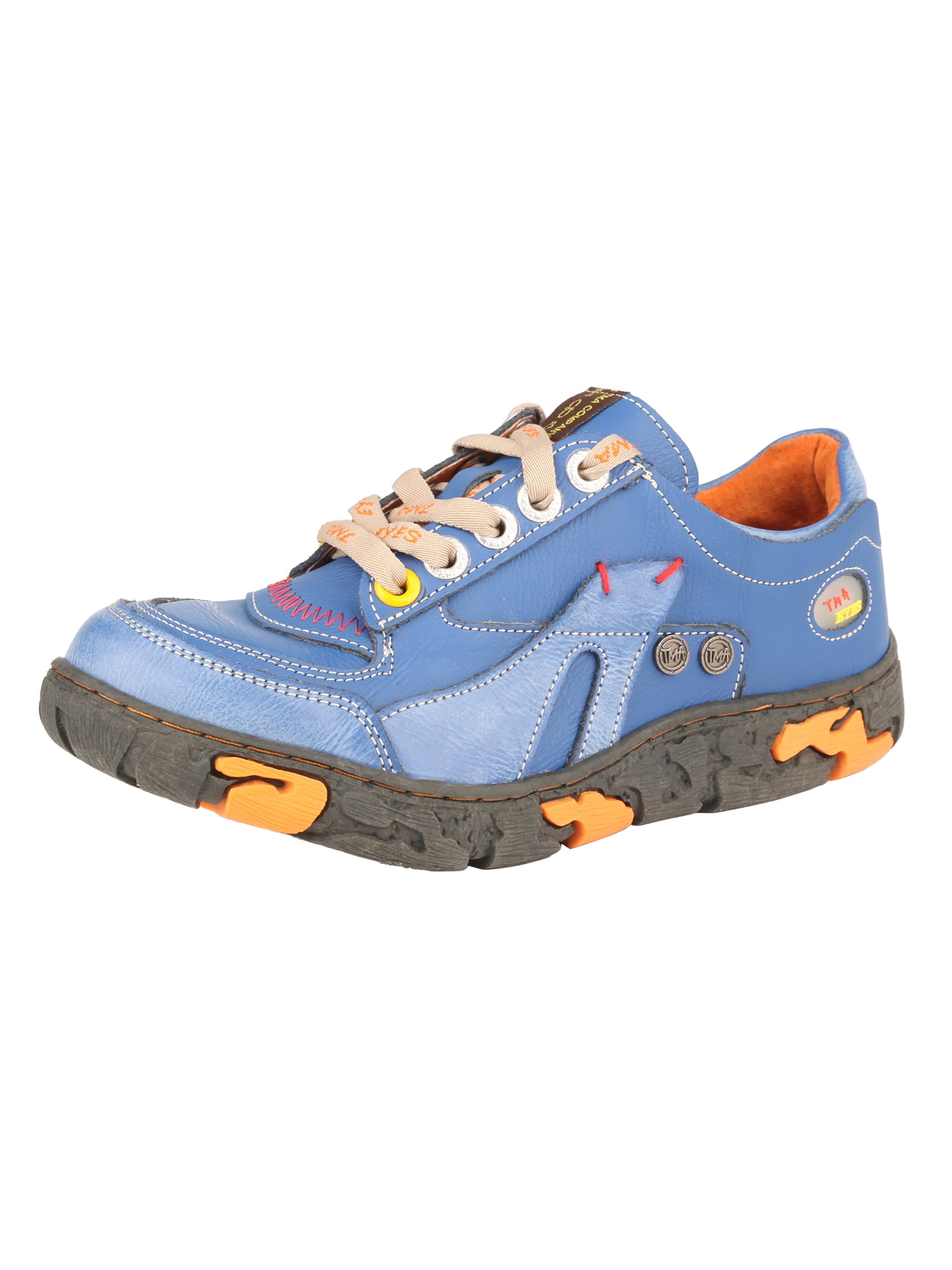 TMA Eyes - Stitched Patchwork - Hiking Shoes - Blue - Men\'s - 8.5 New TMA EYES Stitched Leather Patchwork | Mercari main image 2