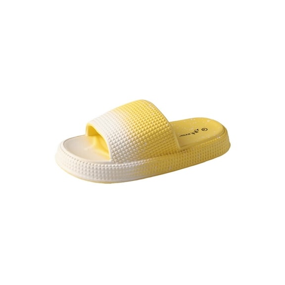 TMA EYES Women's Thick-Soled Height-Boosting Silent Non-Slip Gradient Color Slippers and Foam Sandals
