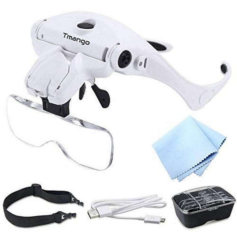 Head Mount Magnifier with Lights - Headset Glasses – Turners Warehouse