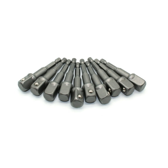 TMAX 10 pc 1/2 Inch Power Socket Extension Adapter Bit Set for Impact Driver