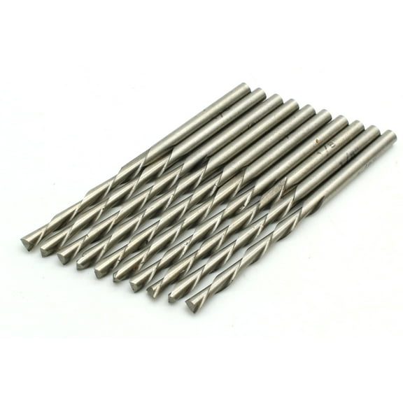 TMAX 10 pc 1/8 inch Drill Bits , M2 HSS High Speed Steel for Drywall Cutout