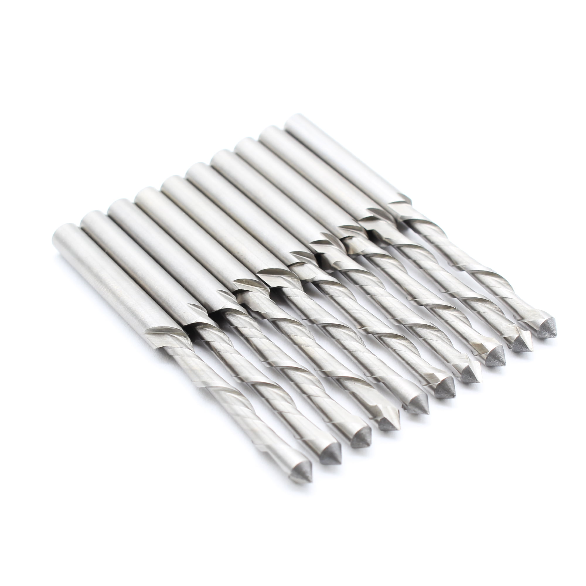 TMAX 10pc 3/16 Inch Drywall Bit Downward Spiral Router Cutout Bits