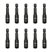 TMAX 10Pc 5.5mm Magnetic Nutsetter Set Impact Power Hex Nut Driver with 1/4 inch Hex Shank