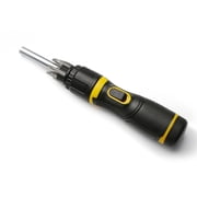 TMAX 13-in-1 Ratcheting Multitool Screwdriver with 12 Bits, Ergonomic Adjustable Angle Handle, for Home Maintenance, Motorcycle & Bicycle Repair