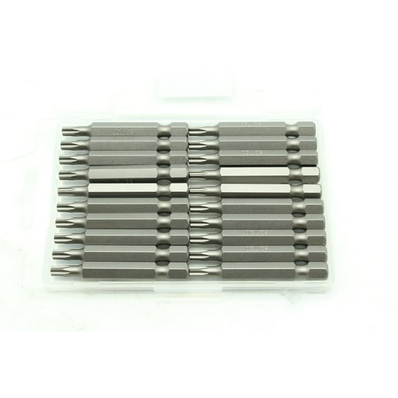 TMAX 20 pc Magnetic T20 Torx Star 6 Point T-20 Impact Ready 2 Inch Length Screwdriver Insert Bits Hex Shank with Quick Release Slot