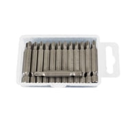 TMAX 25 Pc Torq-Set #6 Screwdriver Impact Ready 2 inch Length Insert Bits Hex Shank with Quick Release Slot