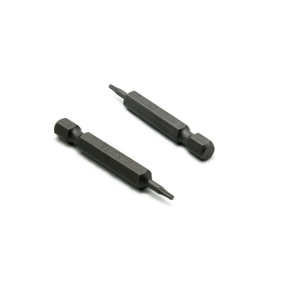 TMAX 25 pc T6 Torx Star 6 Point T-6 Screwdriver Impact Ready 2 Inch Length Insert Bits Hex Shank with Quick Release Slot