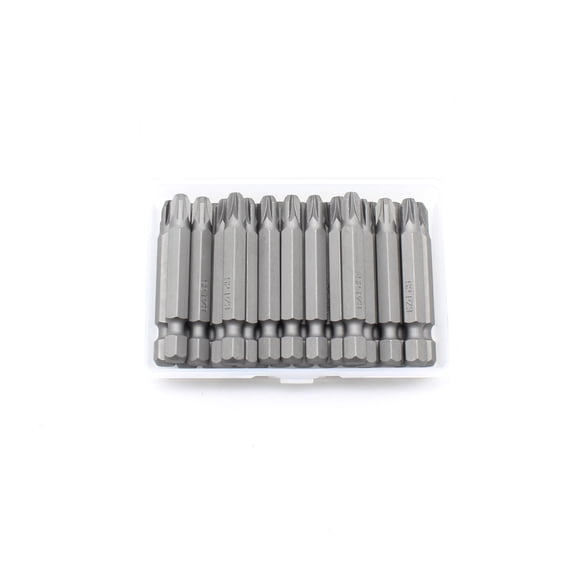 TMAX 25 pc PZ3 Pozi #3 Screwdriver Impact Ready 2 Inch Length Insert Bits Hex Shank with Quick Release Slot