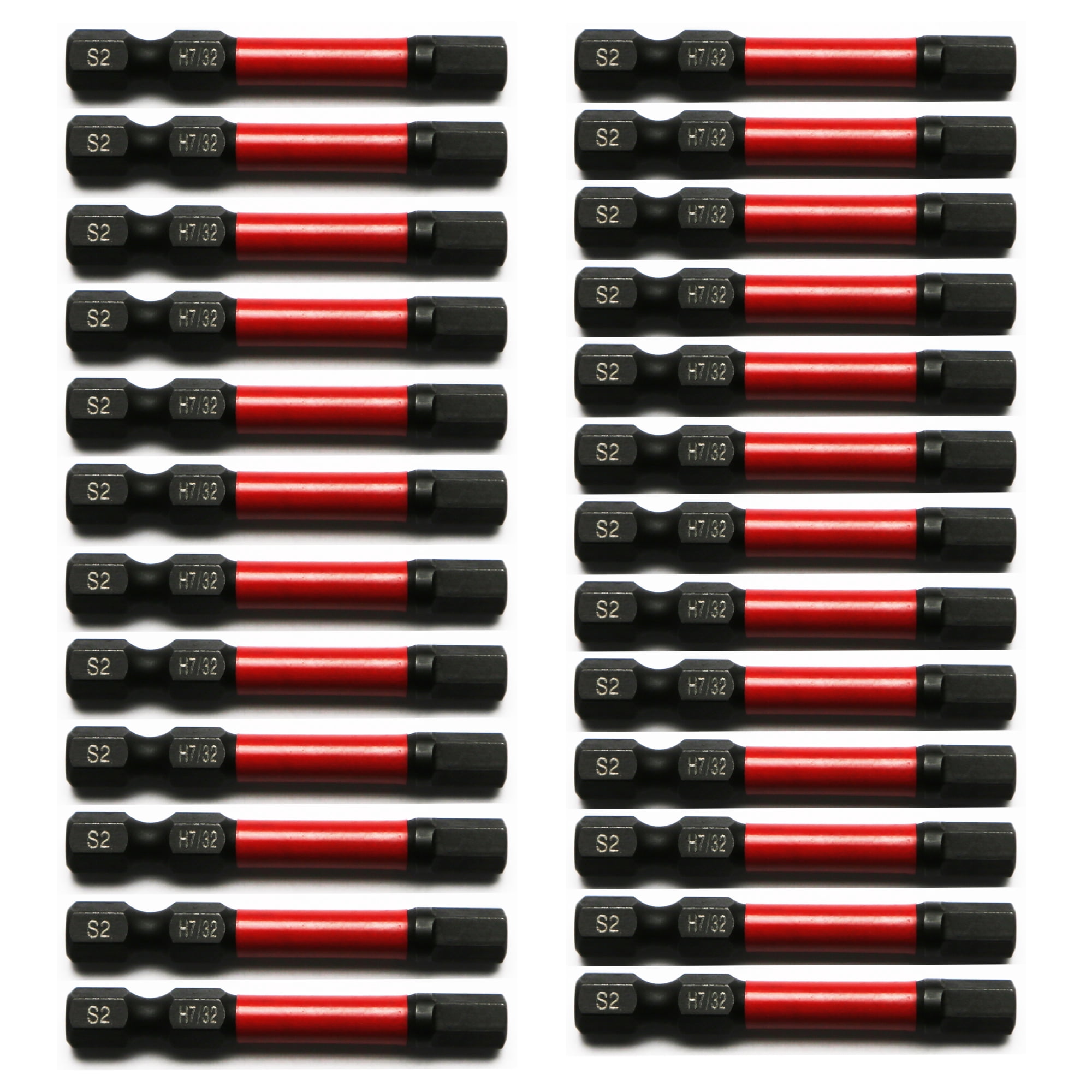 TMAX 25 pc H7/32 H-7/32 Inch Hex Head Allen Wrench Black High Torque ...