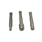TMAX 3 pc (1/4 Inch, 3/8 Inch, 1/2 Inch) CR-V SDS Plus Socket Adapter Set for Screws, Nuts and Handheld Driver