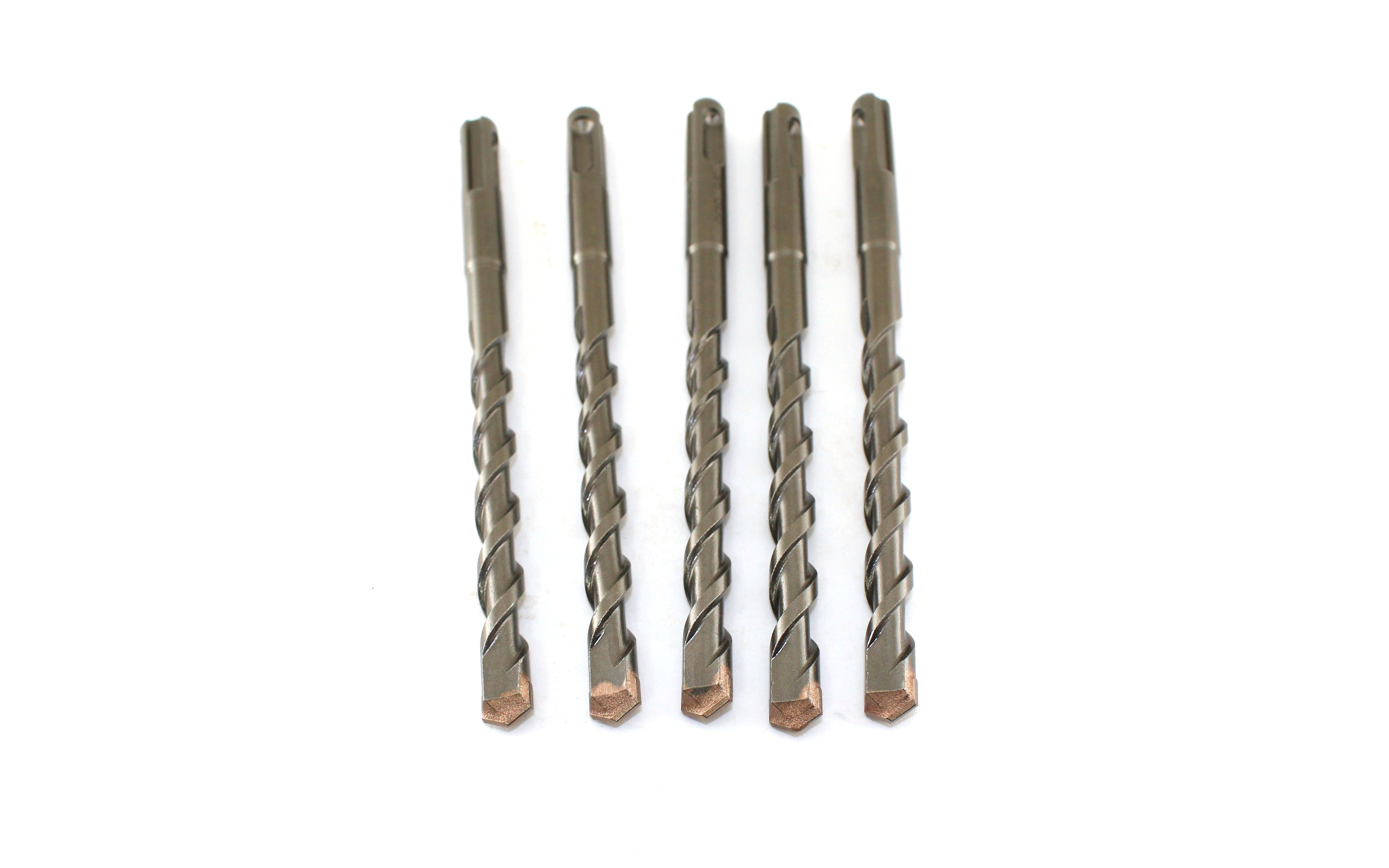 TMAX 5 pc SDS Plus Rotary Hammer Drill Bit Set (3/8 x 4 x 6 Inch) Carbide Tipped for Drilling Through Concrete, Cement, Stone, Brick, Ceramic Pots