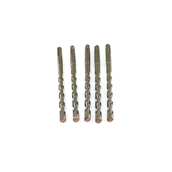 TMAX 5 pc SDS Plus Rotary Hammer Drill Bit Set (3/8 x 4 x 6 Inch) Carbide Tipped for Drilling Through Concrete, Cement, Stone, Brick, Ceramic Pots