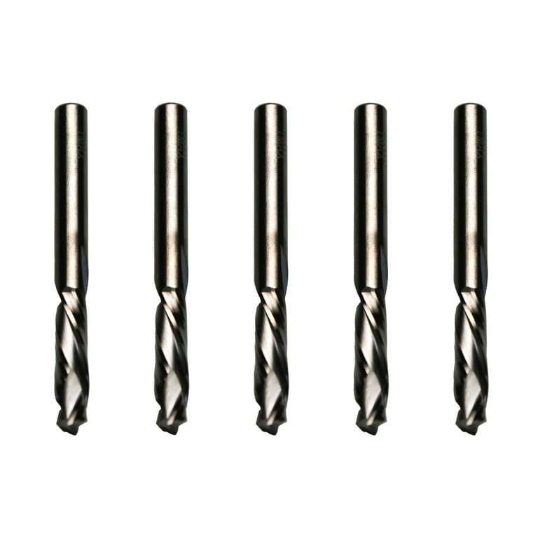 BINSTAK Extra Long 5 Inch Compression Spiral Router Bit 1/2 Inch Shank | Solid Carbide Up Down Spiral CNC Router Bits Wood End Mill Bit with Long Life Coating for Woodworking Mortise BINSTAK Extra Long 5 Inch Compression Spiral Router Bit 1/2 Inch Shank | Solid Carbide Up Down Spiral CNC Router Bits Wood End Mill Bit with Long Life Coating for Woodworking Mortise