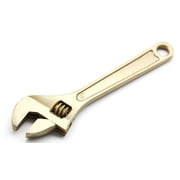 TMAX Non-Sparking 6 150mm Adjustable Wrench Aluminum-Bronze Non Spark, Jaw Capacity 3/4 19mm, Spark Free Safety, Non-Magnetic