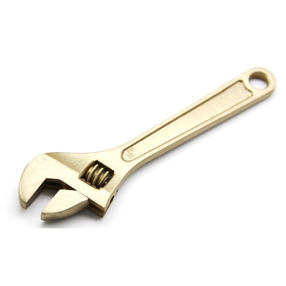 TMAX Non-Sparking 6 " (150mm) Adjustable Wrench Aluminum-Bronze Non Spark, Spark Free Safety, Non-Magnetic
