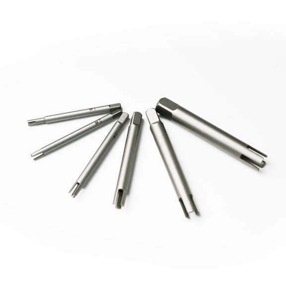 TMAX 6 pc Tap Extractor 3/4 Flute Broken Head Screw Remover Stripped Tap Extractor Kit Extractor Tap Drill Set for Industrial Screw Bolt Removal Home Repair Work