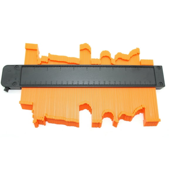 TMAX Contour Gauge with Lock, 10 Inch Profile Gauge Smart Measure Ruler Contour Duplicator Carpenter Tool for Instant Template Instrument Measuring and Cutting Wood