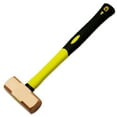 thumbnail image 1 of TMAX Non-Sparking Brass Head Sledge Hammer 4 lb Pound 16 inch Long with Fiber Glass Handle and Comfortable Grip, Spark Free Safety, Non-Magnetic, Die-Forge, Corrosion Resistant, 1 of 4