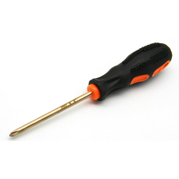 TMAX Non Sparking PH2 Phillips #2 Screwdriver, 4 Inch Working Length, Beryllium Bronze Copper Non Spark
