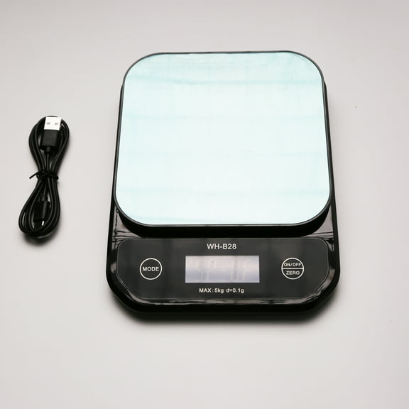 TMAX Waterproof 5kg/11lb Kitchen Scale, 0.1g/0.003oz High Precision, USB Rechargeable.