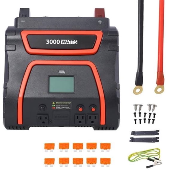 TMB BAC-W465P193477 3000 Watts Power Inverter Modified Sine Wave Portable AC Power