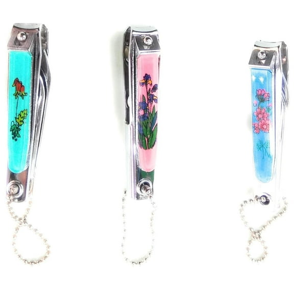 TMB Original Premium Bell Nail Cutter Clipper Set with Nail File Set of 3, Made in Korea