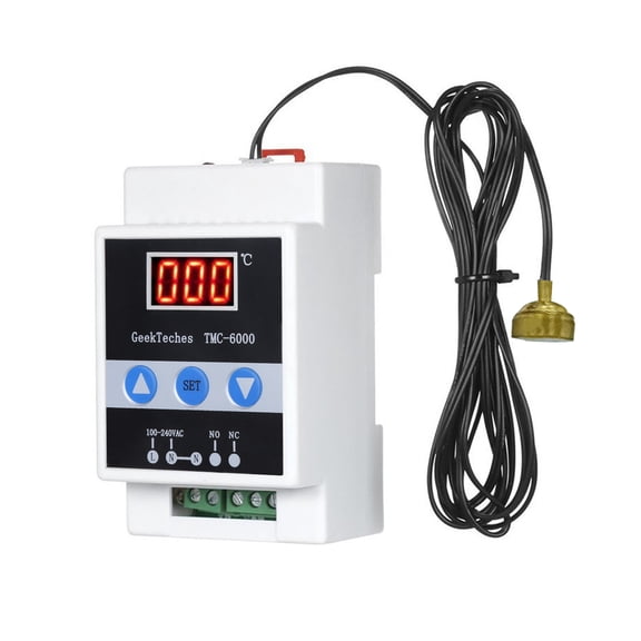 TMC-6000 110-240V Digital Temperature Control LED Display Probe Thermostat Digital Temp Controller 2W