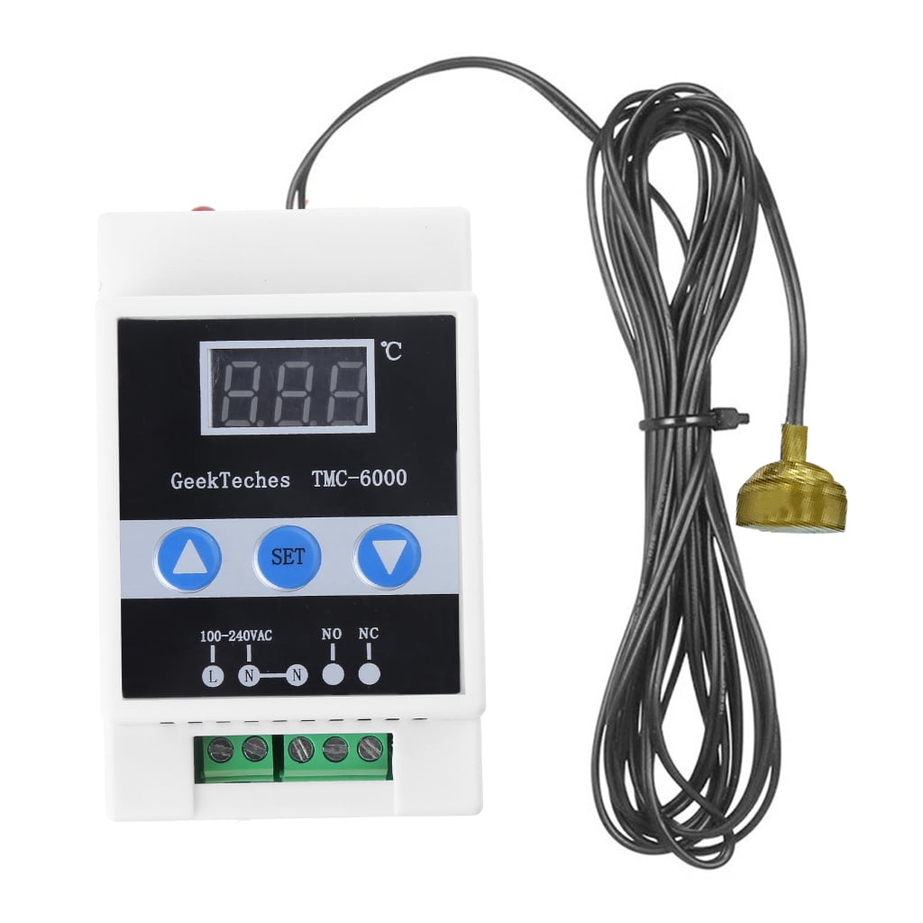TMC-6000 Digital Temperature Controller 3-digit LED Display -45℃~110℃ Range