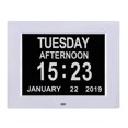 TMC [Newest Version Digital Day Calendar Clock Extra Large Date Day