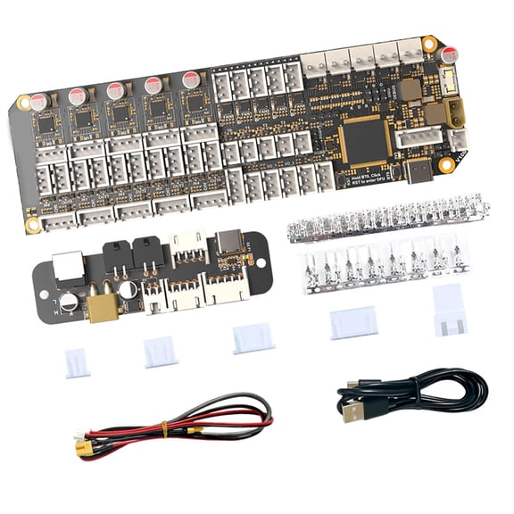 TMC2209 Driver Based 3D Printing Controller With 5 Stepper Motors USB