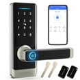 TMEZON Smart Door Lock, Fingerprint Smart Lock for Front Door, Keyless