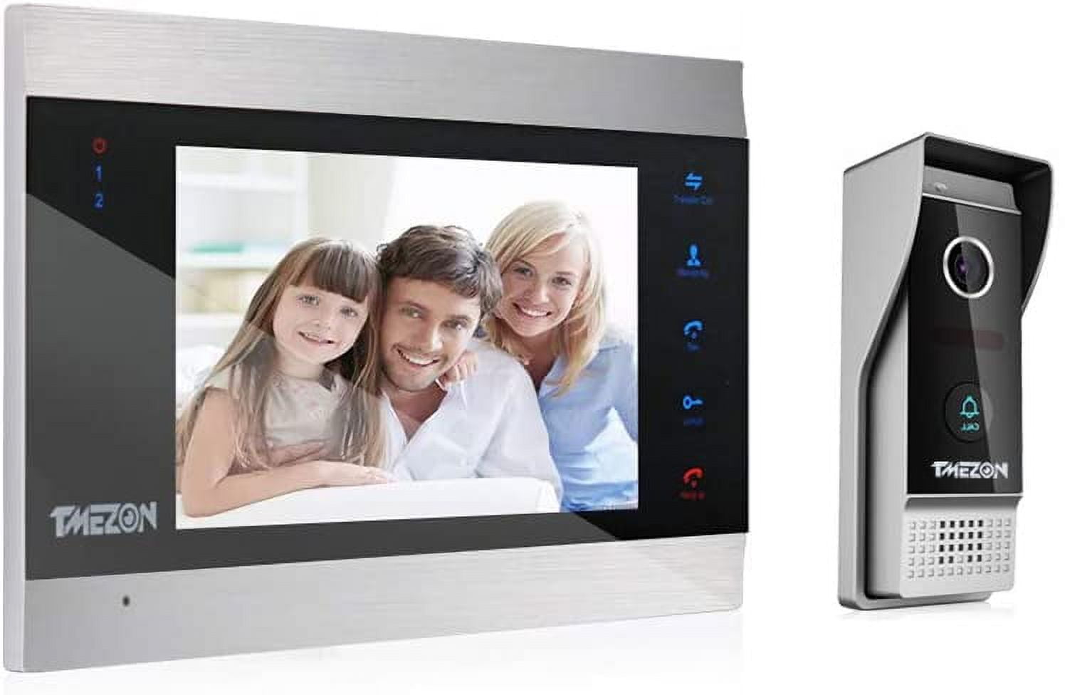 7 inch Wired Video Door Phone with 1 Monitor and Kuwait Ubuy