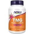 thumbnail image 1 of NOW Supplements, TMG Betaine (Trimethylglycine) 1,000 mg, Liver Support*, 100 Tablets, 1 of 7