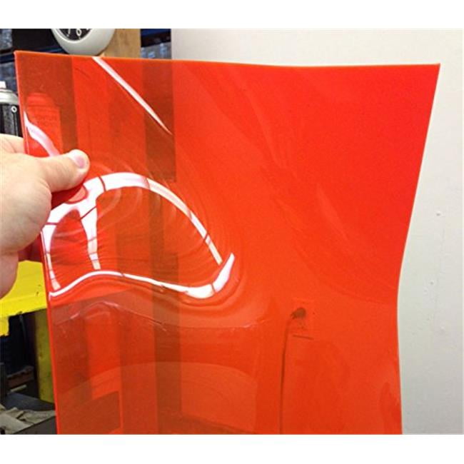 Replacement 12"" x 12' Orange Strip for Strip Curtain Doors