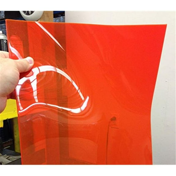 Replacement 12"" x 12' Orange Strip for Strip Curtain Doors