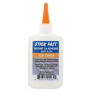 TMI Stick Fast CA Thick Cyanoacrylate Adhesive Glue, 1 oz bottle, Clear, Quick-Set