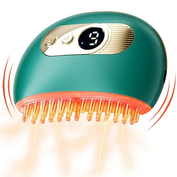 TMJ Relief Products Jaw Massager - Heating Massage Stimulator Relaxer Tool For Jaw Grinding And Clenching Pain Tension - TMJ Reliever Device With Heat And Vibration With 9 Modes