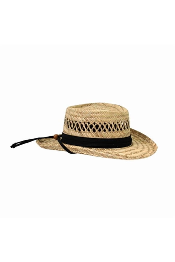 TML811 Ladies- Gambler Shape Summer Straw Hat Assortment - Pack Of 12