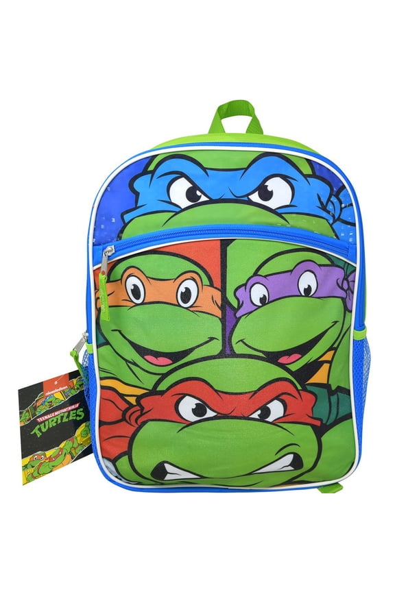 TMNT 16" Backpack with 1 front pocket