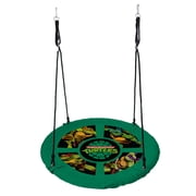 Teenage Mutant Ninja Turtles 40  Saucer Tree Swing for Kids   Heavy-Duty Flying Disc Swing, Adjustable Ropes, Indoor & Outdoor Use, Ages 3+
