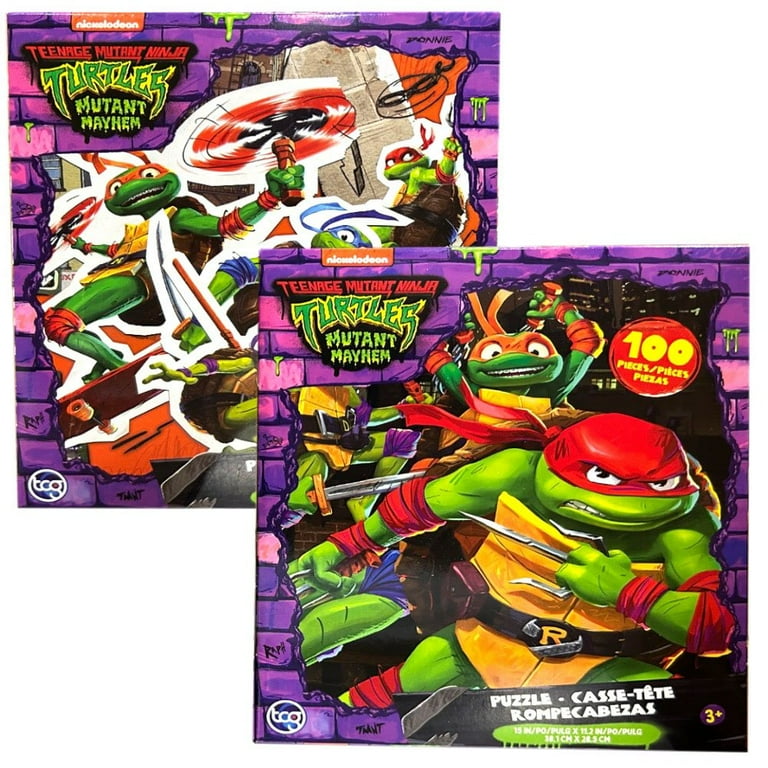 Teenage Mutant Ninja Turtles Jigsaw Puzzles, 100 Piece - Walmart.com