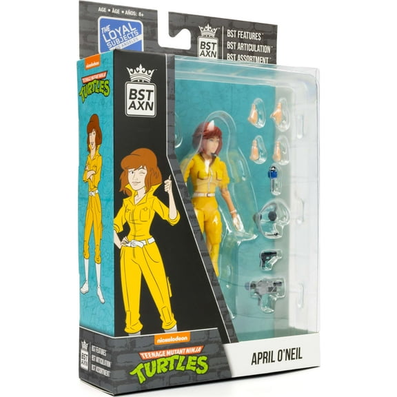 Teenage Mutant Ninja Turtles: April O'Neil BST AXN 5-Inch Action Figure for Kids Ages 8+