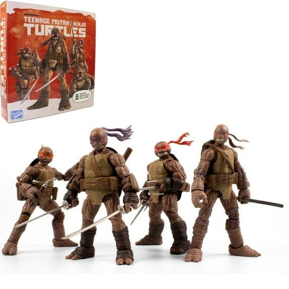 TMNT BST AXN IDW Inspired Zombie Turtle 5IN 4 Pack 2024 The Loyal Subjects