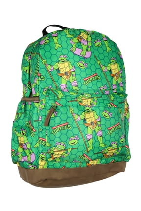 TMNT Backpack Nickelodeon Teenage Mutant Ninja Turtles Mayhem Character Kids School Bookbag Donatello 16"