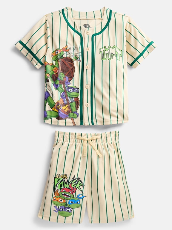 Boys Baseball Jersey and Matching Shorts Set, 2-Piece, Sizes 4-12