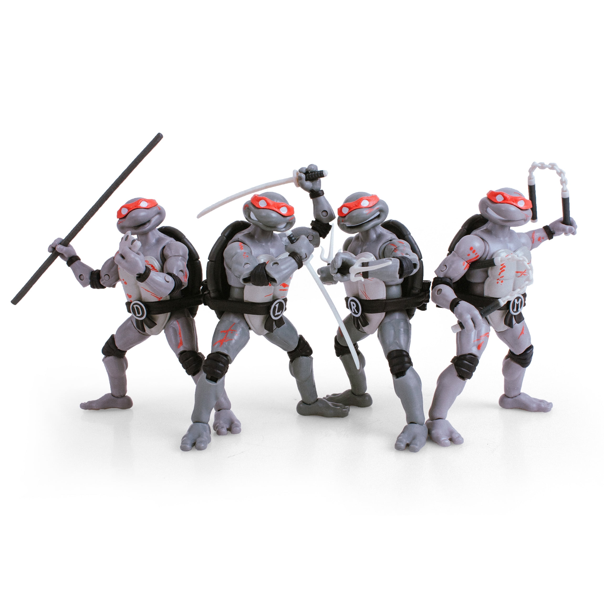 The Loyal Subjects The Loyal Subjects Teenage Mutant Ninja Turtles Battle  Action Figure Set