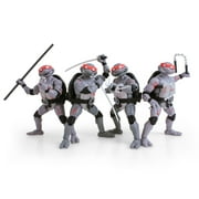 TMNT Black & White Battle Damage - Walmart Exclusive BST AXN Figures 4-Pack