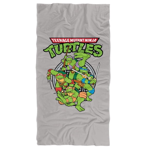 TMNT Beach Towel, 30"x60", TMNT Group Beach Towel